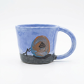 Tiny Human, Big Poop — Whimsical Hand-Painted Ceramic Mug